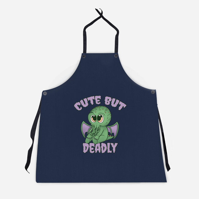 Cute But Pretty Deadly-Unisex-Kitchen-Apron-Loobs