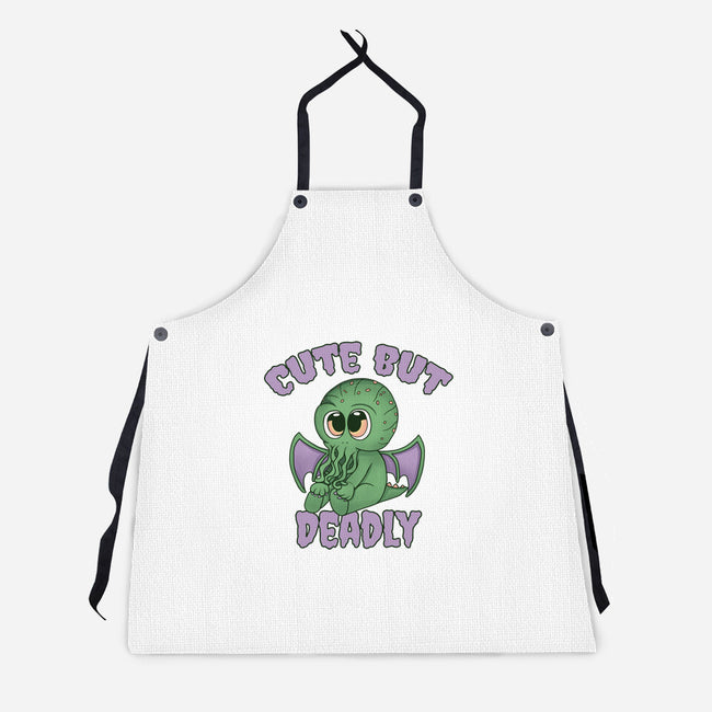 Cute But Pretty Deadly-Unisex-Kitchen-Apron-Loobs