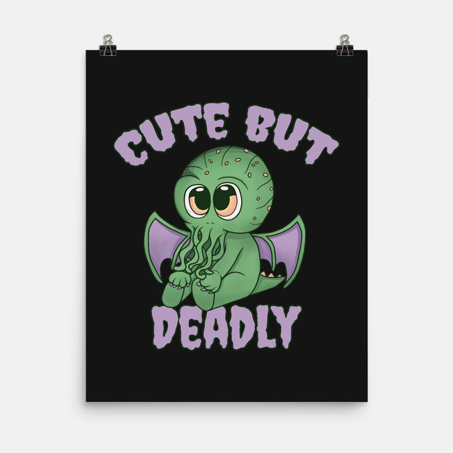 Cute But Pretty Deadly-None-Matte-Poster-Loobs