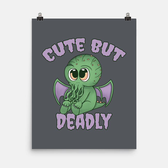 Cute But Pretty Deadly-None-Matte-Poster-Loobs