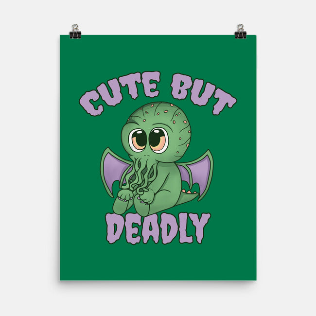Cute But Pretty Deadly-None-Matte-Poster-Loobs