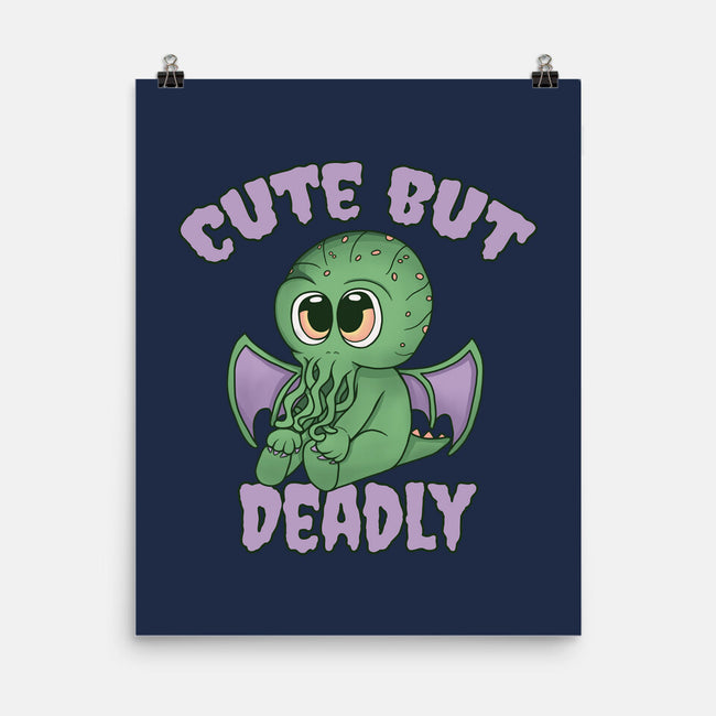 Cute But Pretty Deadly-None-Matte-Poster-Loobs