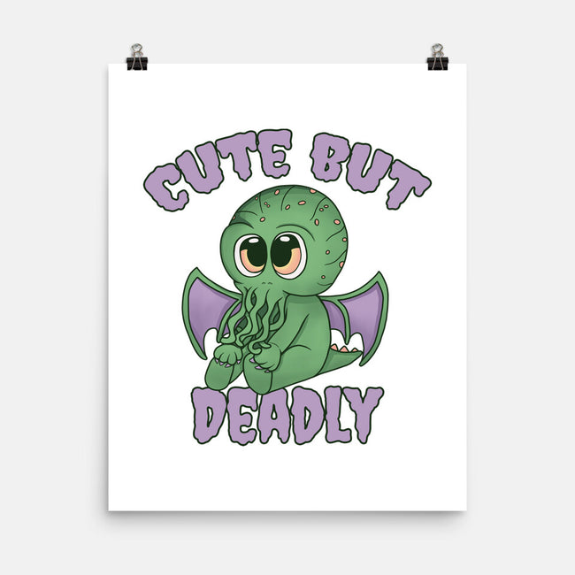 Cute But Pretty Deadly-None-Matte-Poster-Loobs
