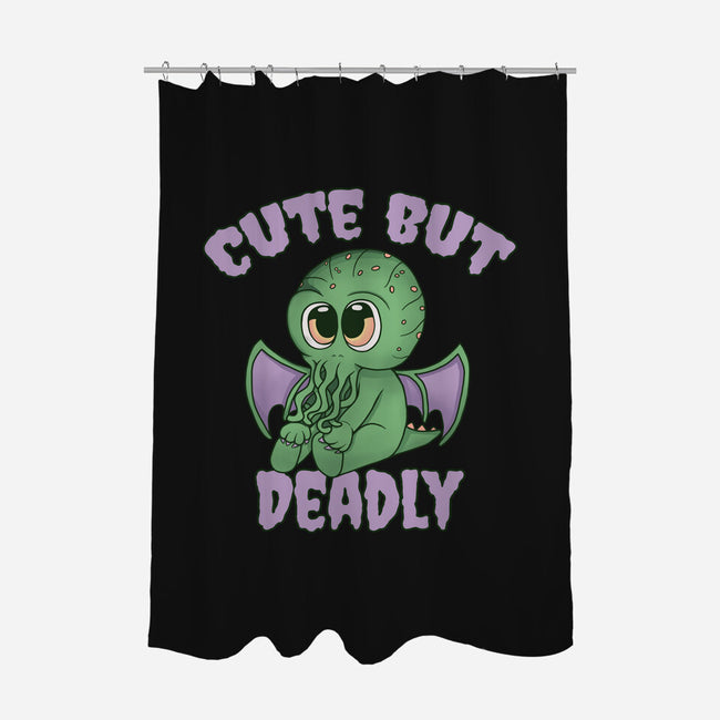 Cute But Pretty Deadly-None-Polyester-Shower Curtain-Loobs