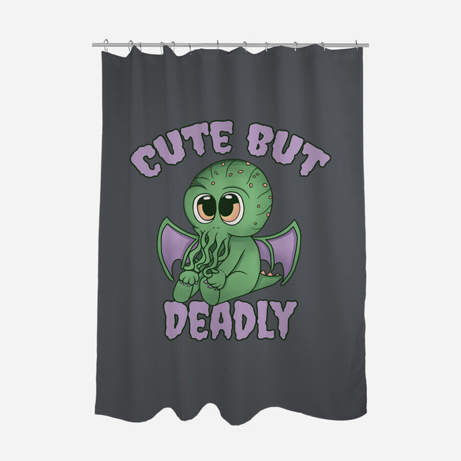 Cute But Pretty Deadly-None-Polyester-Shower Curtain-Loobs