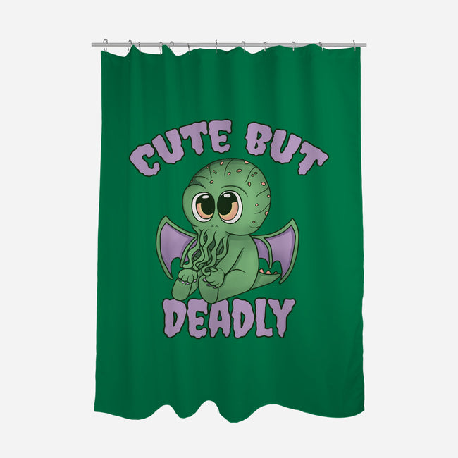 Cute But Pretty Deadly-None-Polyester-Shower Curtain-Loobs