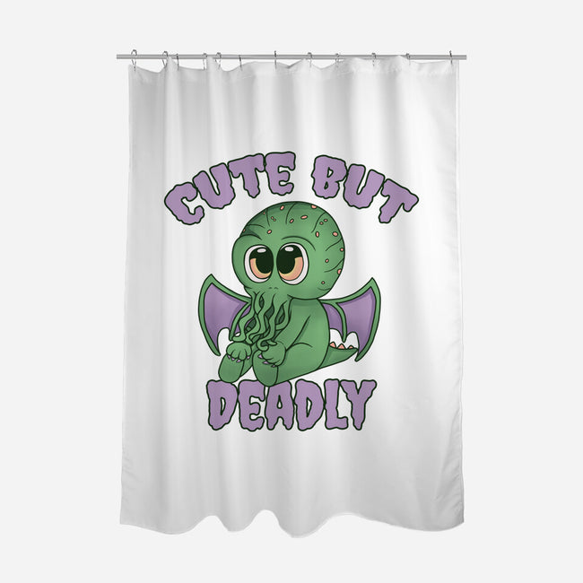 Cute But Pretty Deadly-None-Polyester-Shower Curtain-Loobs