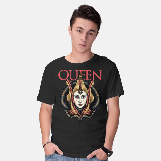 The Galactic Queen-Mens-Basic-Tee-glitchygorilla
