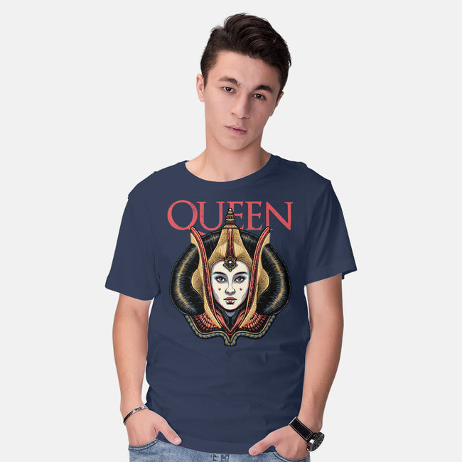 The Galactic Queen-Mens-Basic-Tee-glitchygorilla