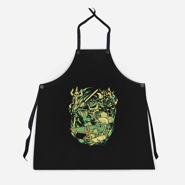 Giant Time Hero-Unisex-Kitchen-Apron-Estudio Horta