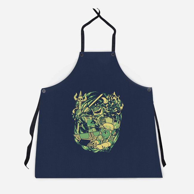 Giant Time Hero-Unisex-Kitchen-Apron-Estudio Horta