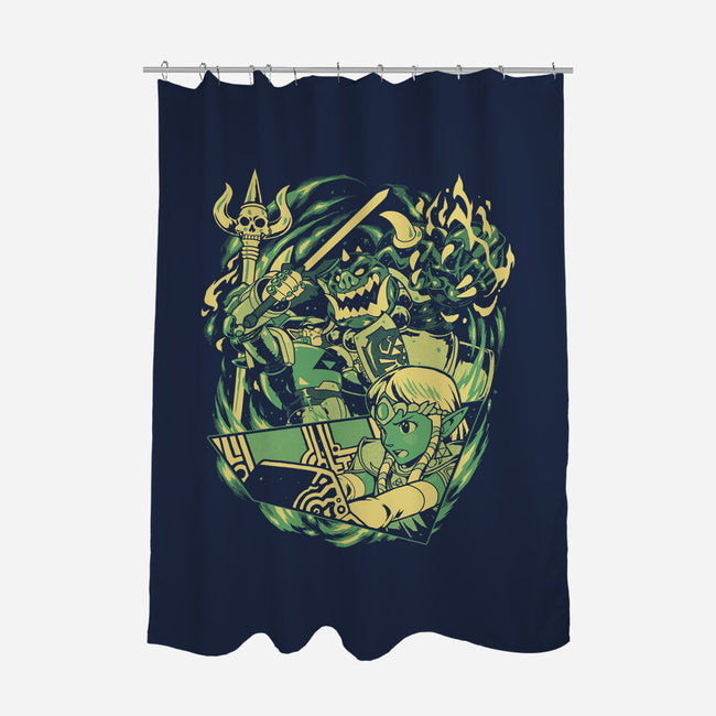 Giant Time Hero-None-Polyester-Shower Curtain-Estudio Horta