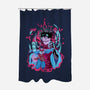 Choso-None-Polyester-Shower Curtain-Afire