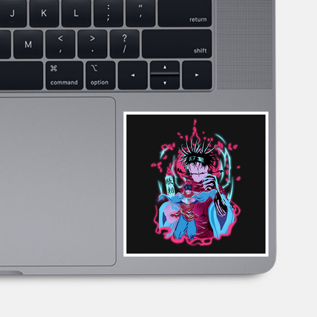 Choso-None-Glossy-Sticker-Afire