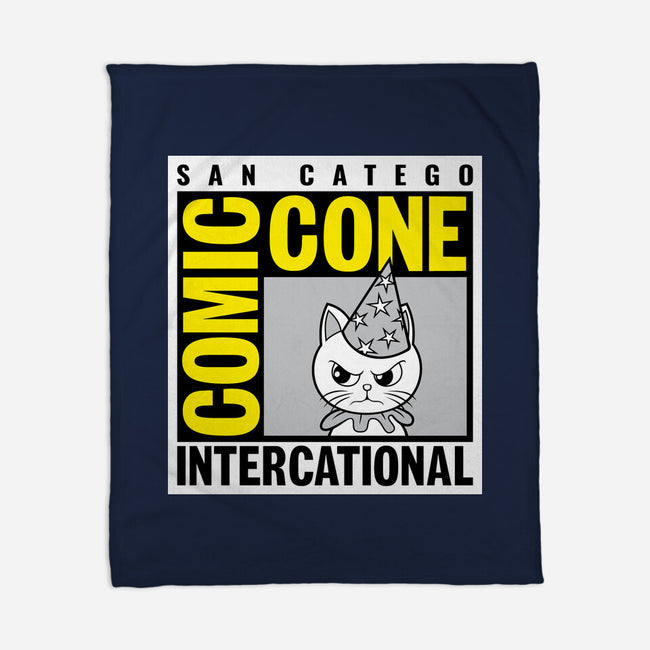 Comic Cone-None-Fleece-Blanket-imisko