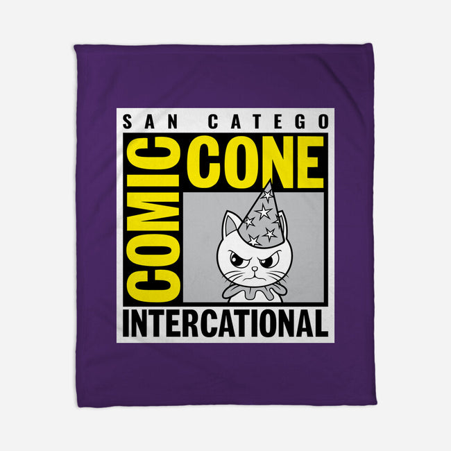 Comic Cone-None-Fleece-Blanket-imisko