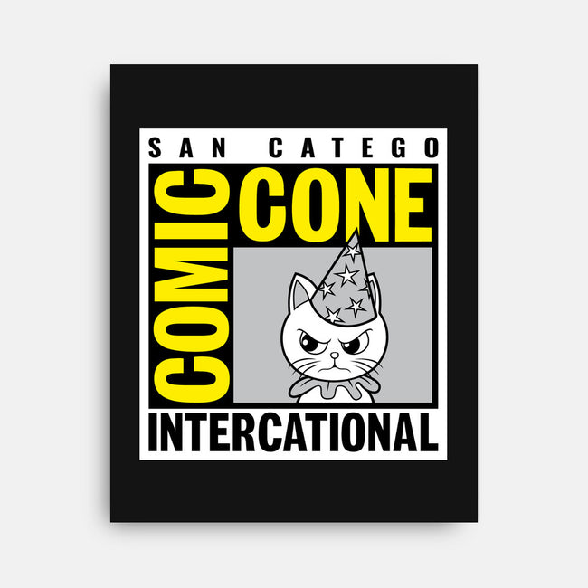 Comic Cone-None-Stretched-Canvas-imisko