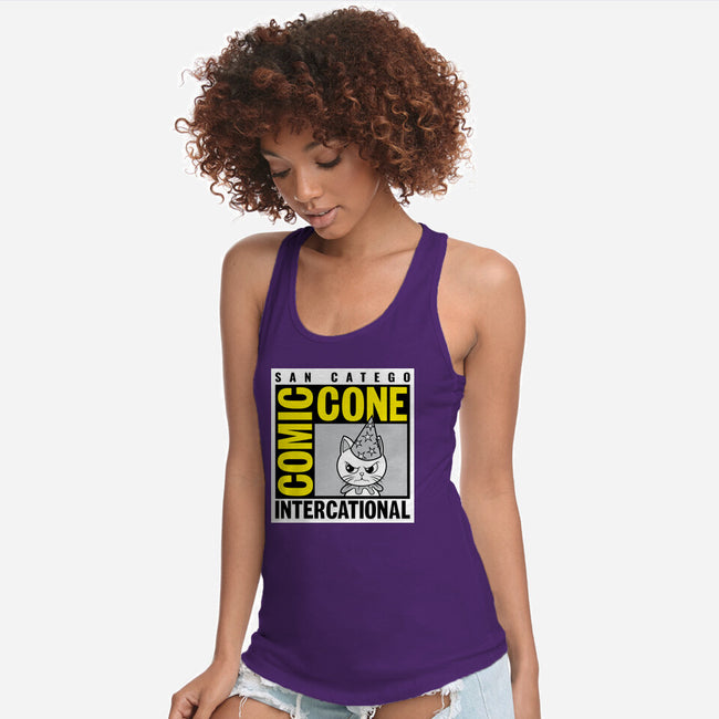 Comic Cone-Womens-Racerback-Tank-imisko