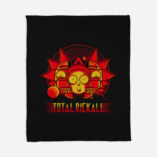 Total Rickall-None-Fleece-Blanket-demonigote