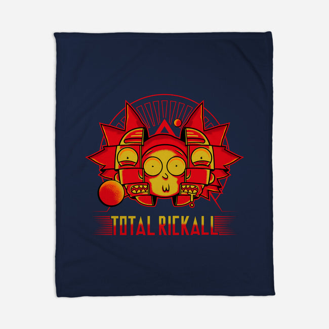 Total Rickall-None-Fleece-Blanket-demonigote