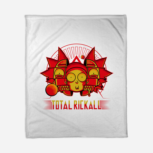 Total Rickall-None-Fleece-Blanket-demonigote
