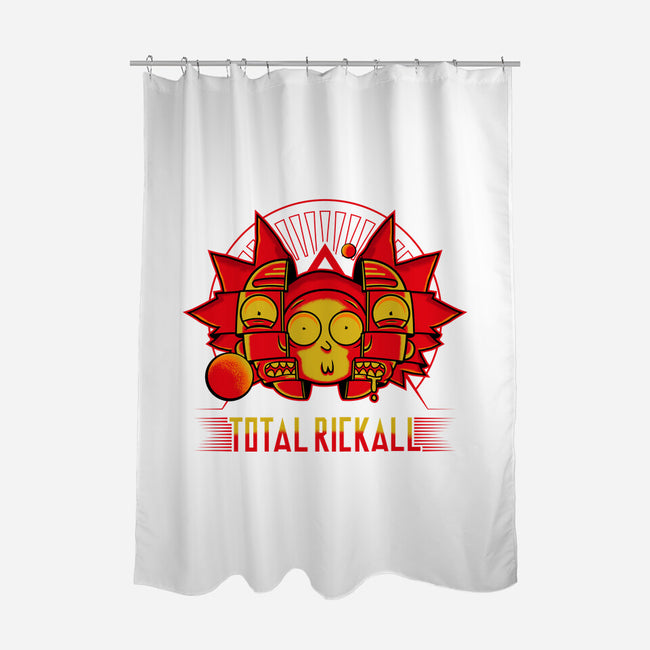 Total Rickall-None-Polyester-Shower Curtain-demonigote