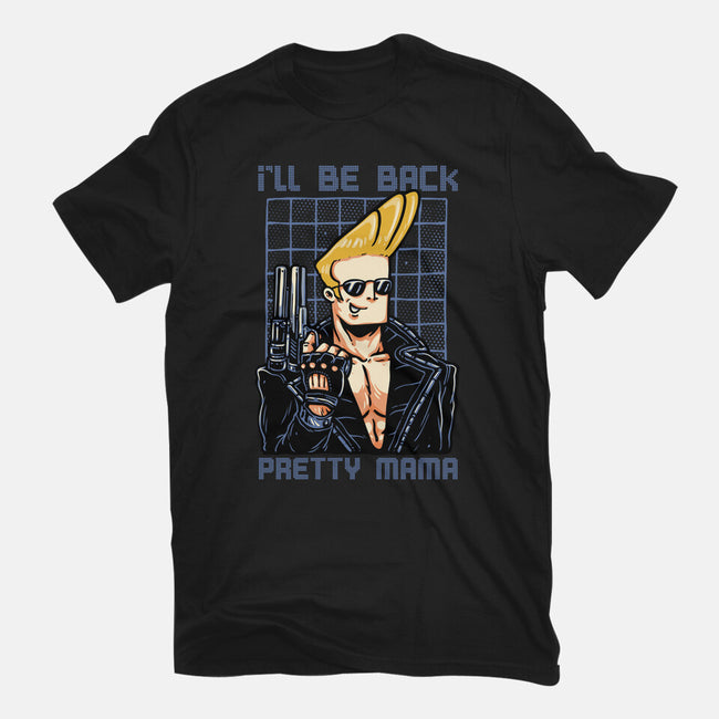 I’ll Be Back Pretty Mama-Unisex-Basic-Tee-glitchygorilla