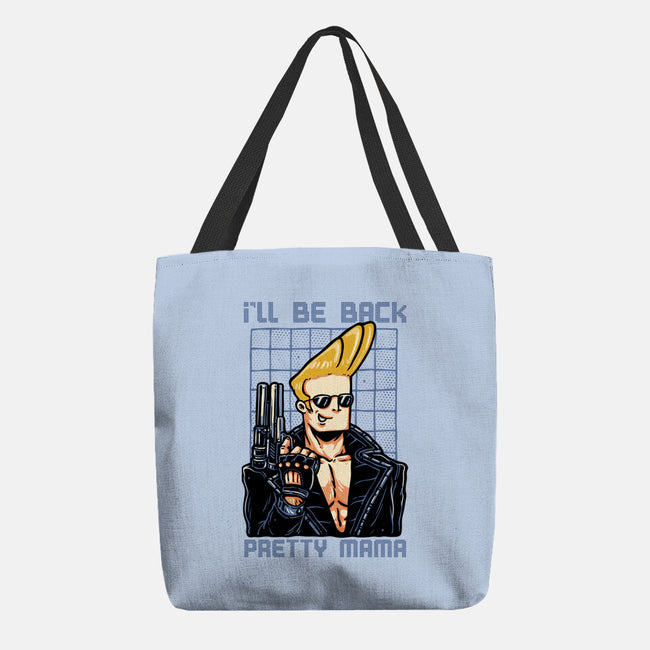 I’ll Be Back Pretty Mama-None-Basic Tote-Bag-glitchygorilla