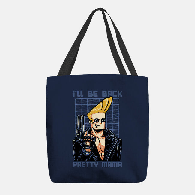 I’ll Be Back Pretty Mama-None-Basic Tote-Bag-glitchygorilla