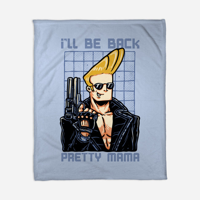 I’ll Be Back Pretty Mama-None-Fleece-Blanket-glitchygorilla