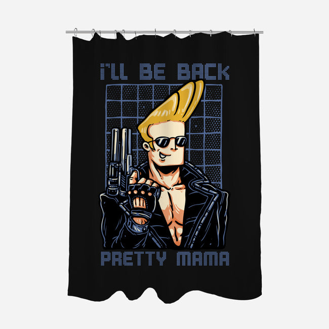 I’ll Be Back Pretty Mama-None-Polyester-Shower Curtain-glitchygorilla