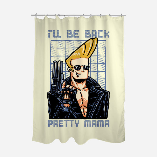 I’ll Be Back Pretty Mama-None-Polyester-Shower Curtain-glitchygorilla