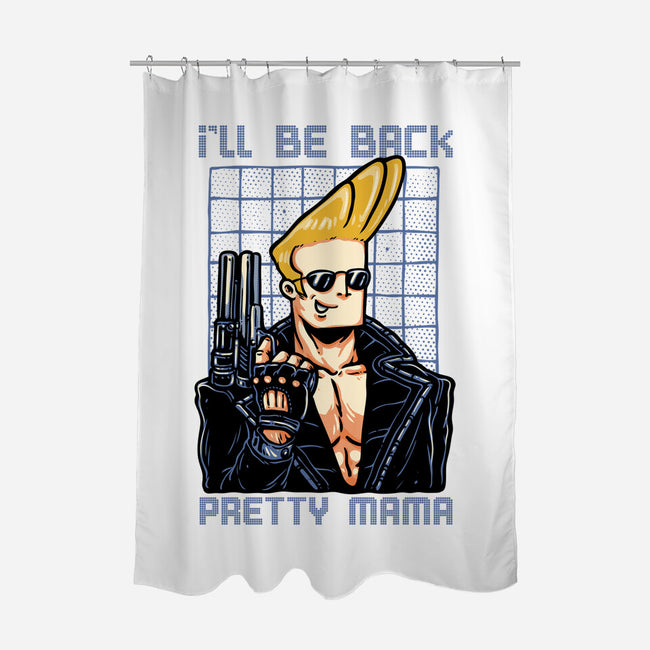 I’ll Be Back Pretty Mama-None-Polyester-Shower Curtain-glitchygorilla