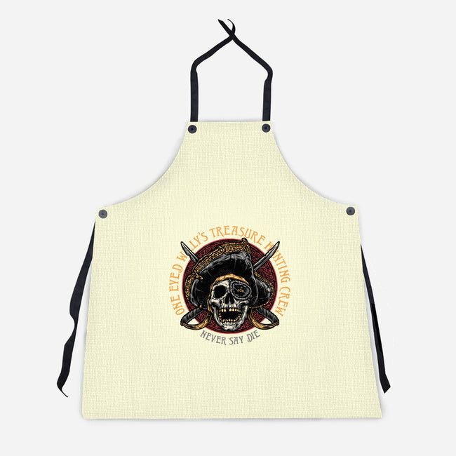 Treasure Hunting Crew-Unisex-Kitchen-Apron-glitchygorilla