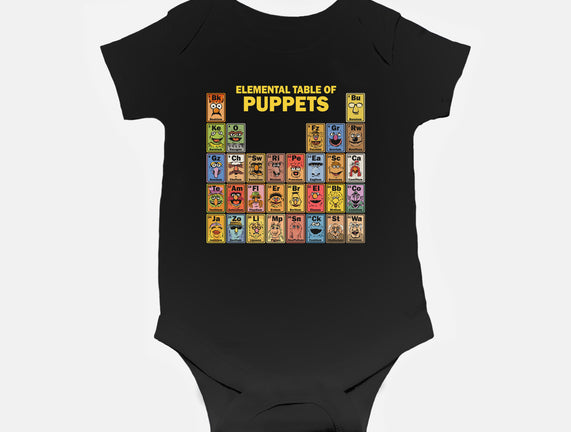 Elemental Table Of Puppets