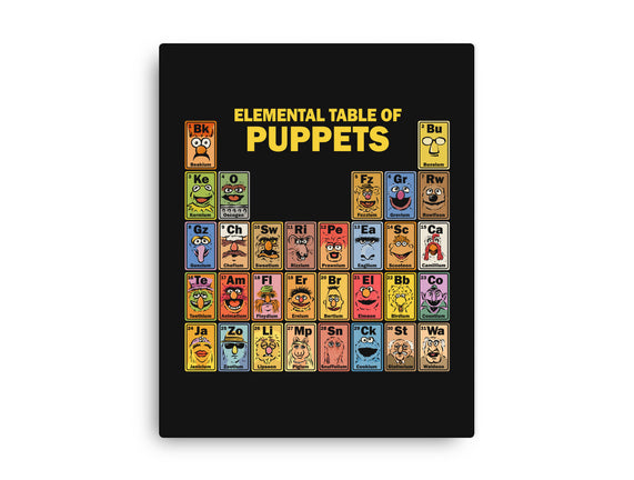 Elemental Table Of Puppets