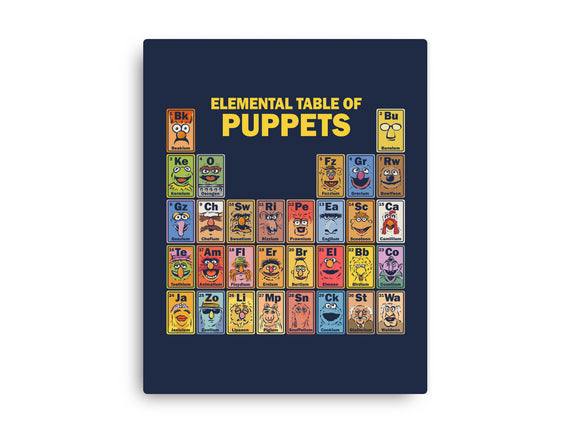 Elemental Table Of Puppets