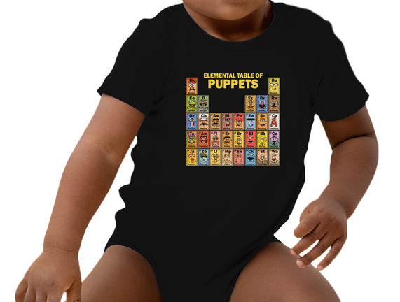 Elemental Table Of Puppets