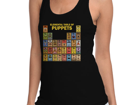Elemental Table Of Puppets