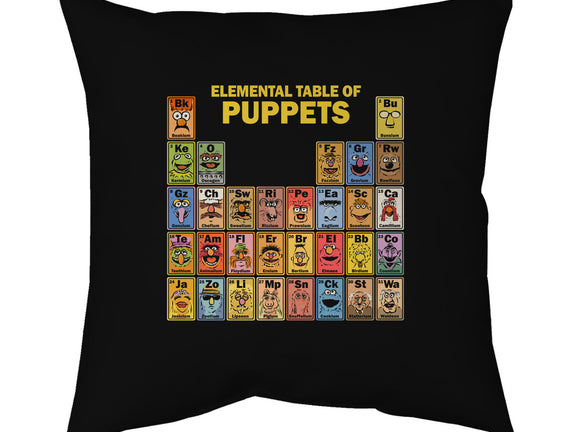Elemental Table Of Puppets