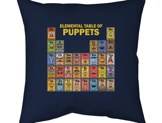 Elemental Table Of Puppets
