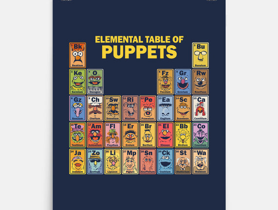 Elemental Table Of Puppets