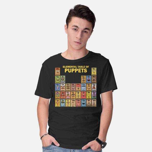 Elemental Table Of Puppets-Mens-Basic-Tee-kg07