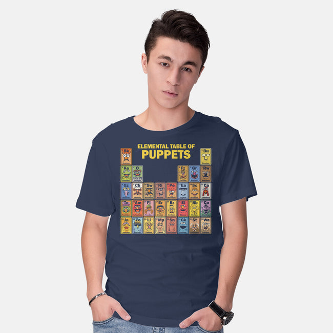 Elemental Table Of Puppets-Mens-Basic-Tee-kg07