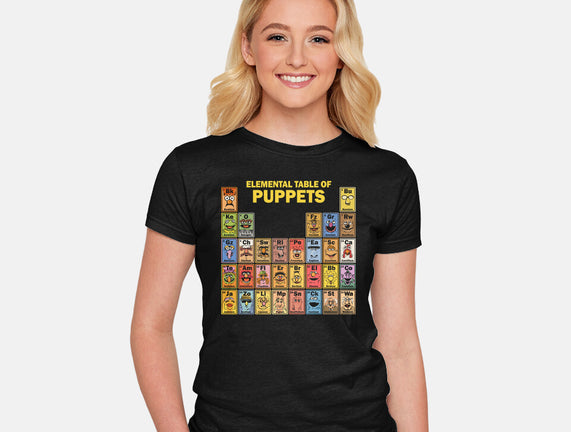 Elemental Table Of Puppets