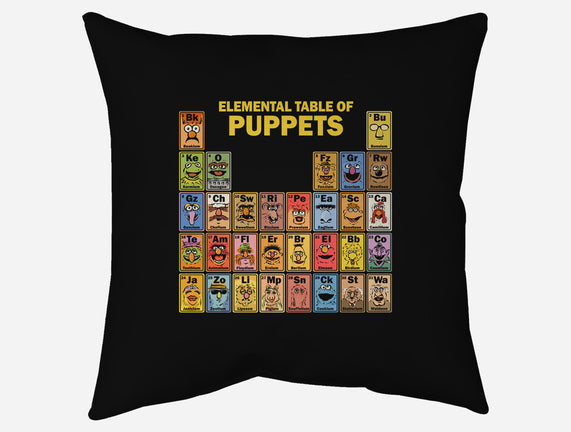 Elemental Table Of Puppets