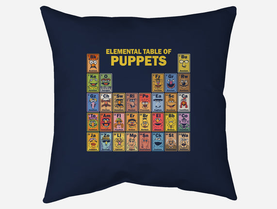 Elemental Table Of Puppets
