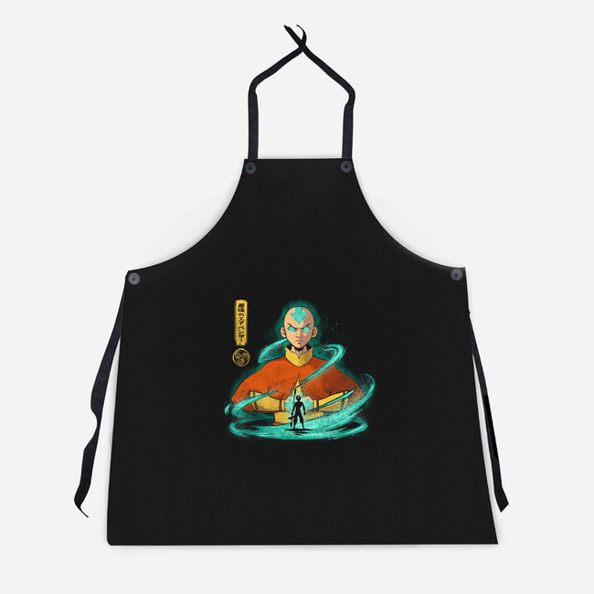 Rise Of The Avatar-Unisex-Kitchen-Apron-grevalra