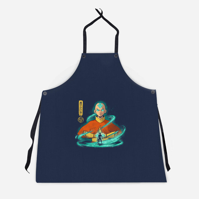 Rise Of The Avatar-Unisex-Kitchen-Apron-grevalra