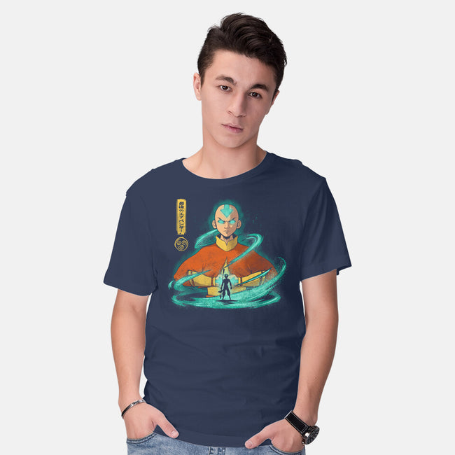 Rise Of The Avatar-Mens-Basic-Tee-grevalra